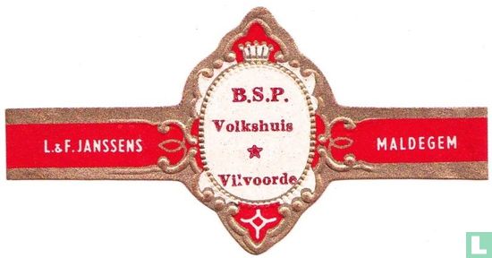 B.S.P. Volkshuis Vilvoorde - L.& F. Janssens - Maldegem  - Image 1