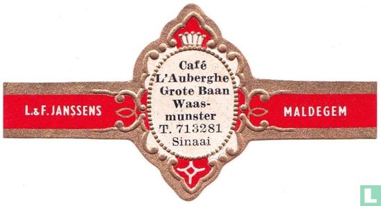 Café L'Auberghe Grote Baan Waas-munster T. 713281 Sinaai - L.& F. Janssens - Maldegem - Bild 1