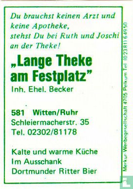 "Lange Theke am Festplatz" - Ehel. Becker