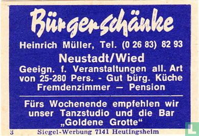 Bürger-Schänke - Heinrich Müller
