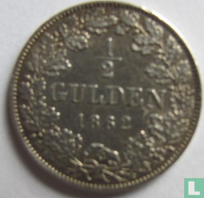 Beieren ½ gulden 1862 - Afbeelding 1