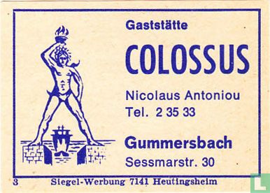 Gaststätte Colossus - Nicolaus Antoniou