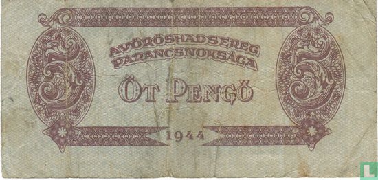 Hongarije 5 Pengö 1944 - Afbeelding 2