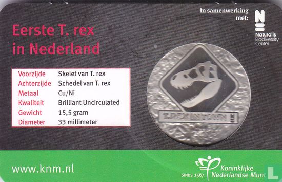T.rex (Trix) coincard BU  2016 - Afbeelding 2