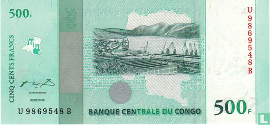 Congo 500 francs - Image 1