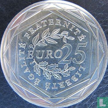 Frankrijk 25 euro 2009 "La Semeuse" - Afbeelding 2