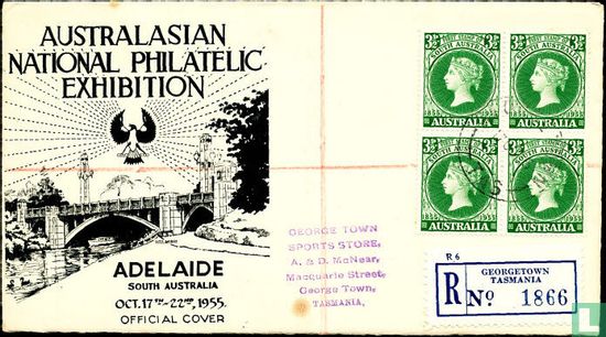 Exposition philatélique nationale Australasian - Image 1