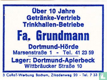 Fa. Grundmann - Getränke-Vertrieb