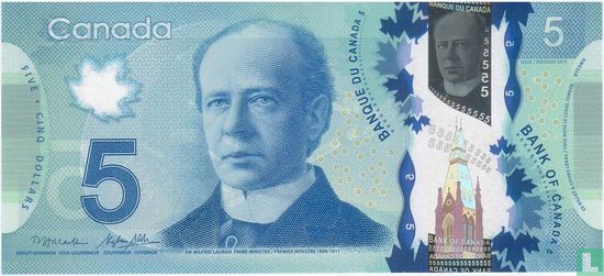 Kanada 5 Dollar 2013 - Bild 1