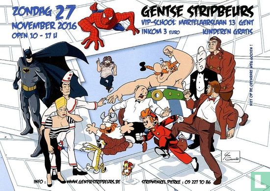 Gentse Stripbeurs zondag 27 november 2016 - Afbeelding 1