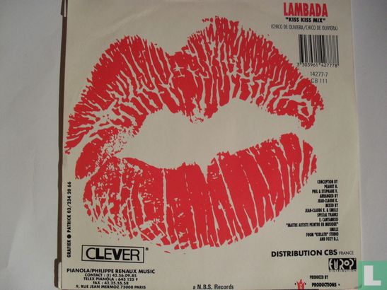 Lambada (Kiss Kiss mix):I don't want to loose your Love - Afbeelding 2