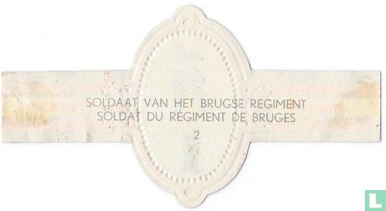 Soldaat van het Brugse regiment - Afbeelding 2