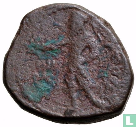 Kushan (Bactria, Greco-India, Indo-Scythië) AE Drachme 95-115 CE - Afbeelding 2