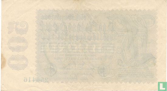 Duitsland 500 Miljoen Mark 1923 (P.110 - Ros.109d) - Afbeelding 2