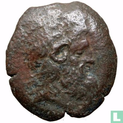 Greco-Egypte  AE26  (Ptolemaeus III, Euergetes)  246-221 BCE - Afbeelding 1