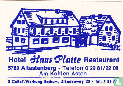 Hotel Haus Platte Restaurant