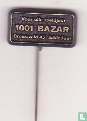 Voor alle speldjes: 1001 Bazar Broersveld 45 Schiedam [or sur noir]