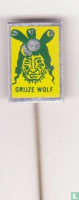 Grijze Wolf [geel blauw]
