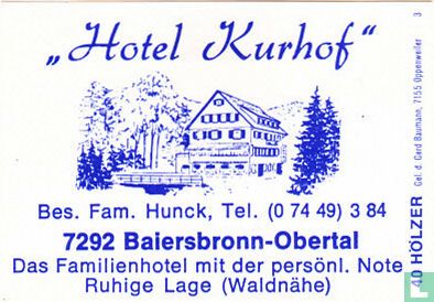 "Hotel Kurhof" - Fam. Hunck