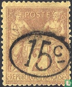 Peace and trade, with overprint  