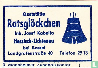 Gaststätte Ratsglöckchen - Josef Kabella