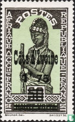 Stamps of Upper Volta, with overprint