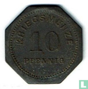 Bensheim 10 pfennig 1917 (zink) - Afbeelding 2