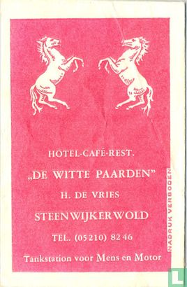 Hotel Café Rest. "De Witte Paarden"  - Image 1
