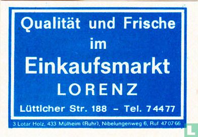 Qualität und Frische im Einkaufsmarkt