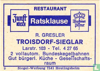 Restaurant Ratsklause - R. Gresler