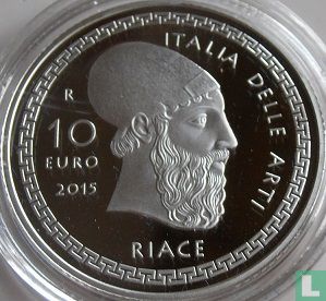 Italië 10 euro 2015 (PROOF) "Riace" - Afbeelding 1