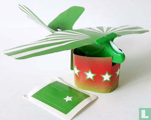 Vliegtuig (groen) - Afbeelding 1