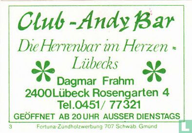 Club - Andy Bar - Dagmar Frahm