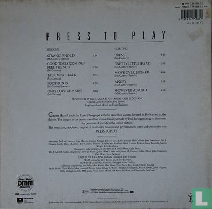 Press to Play   - Afbeelding 2