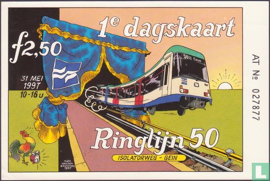 1e dagskaart Ringlijn 50
