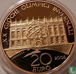 Italy 20 euro 2005 (PROOF) "2006 Winter Olympics in Turin - Palazzo Madama" - Image 1