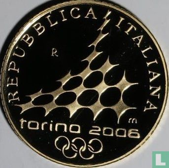 Italy 20 euro 2005 (PROOF) "2006 Winter Olympics in Turin - Hunting Palace of Stupinigi" - Image 2