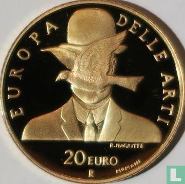 Italië 20 euro 2004 (PROOF) "Europa delle Arti" - Afbeelding 2