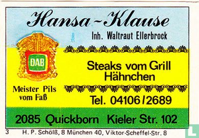 Hansa-Klause - Walraut Ellerbrock