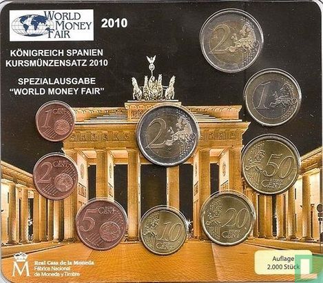 Spain mint set 2010 "World Money Fair of Berlin" - Image 1