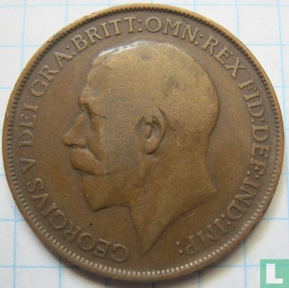 Royaume Uni 1 penny 1912 (sans marque d'atelier) - Image 2
