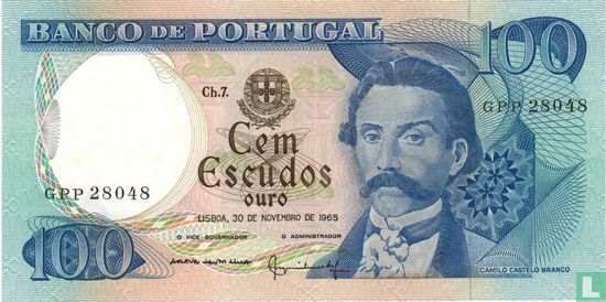 Portugal 100 Escudos - Image 1