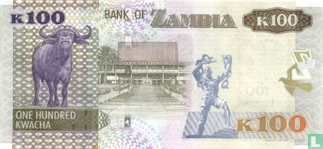 Zambie 100 Kwacha 2015 - Image 2