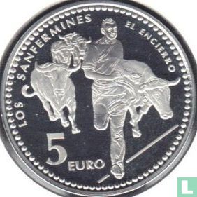 Espagne 5 euro 2010 (BE) "Pamplona - Iruña" - Image 2