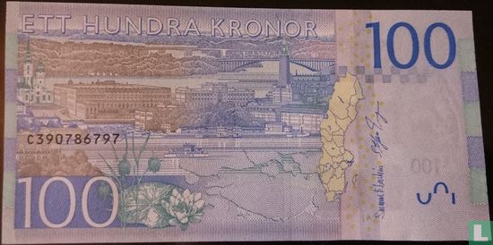 Suède 100 Kronor ND (2016) - Image 2