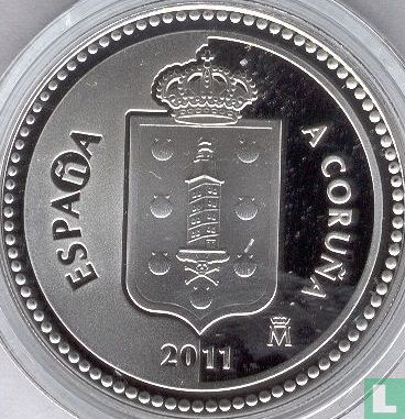Spanje 5 euro 2011 (PROOF) "A Coruña" - Afbeelding 1