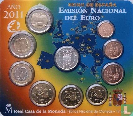 Spanje jaarset 2011 (met medaille Ceuta) - Afbeelding 1