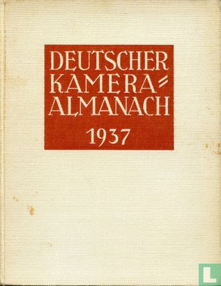 Deutscher Kamera-Almanach 1937 - Bild 1