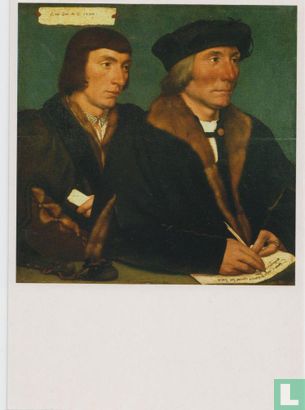 Portrait of Thomas Godsalve and his son John, 1528 - Image 1