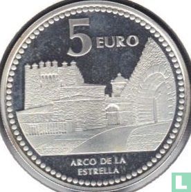 Spain 5 euro 2011 (PROOF) "Cáceres" - Image 2